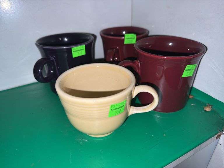 (4) Vintage Fiesta Mugs