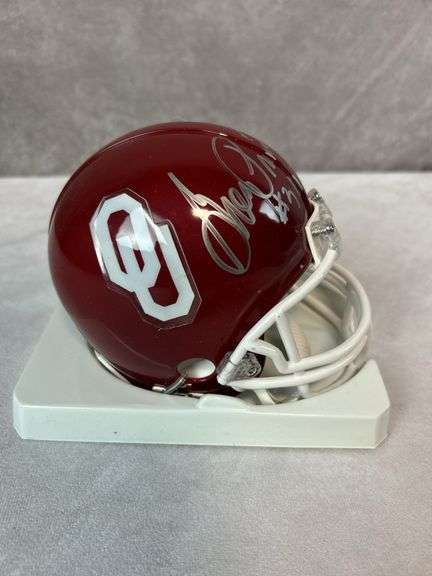 Greg Pruitt - Oaklahoma signed jersey & mini helmet, both JSA