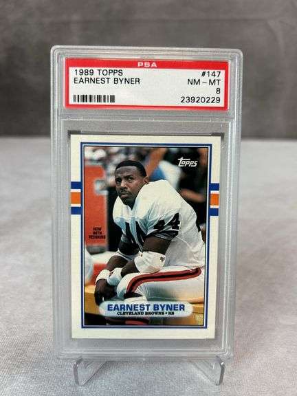Mack, Byner, Slaughter, Couch, Johnson (5) card Graded lot PSA 10, BGS 9.5