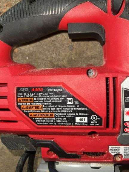 Skill Orbital Laser Jigsaw and Black & Decker Cordless Drill