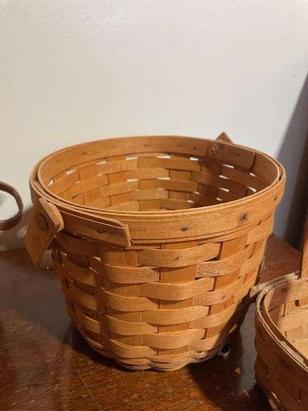 (4) longaberger baskets
