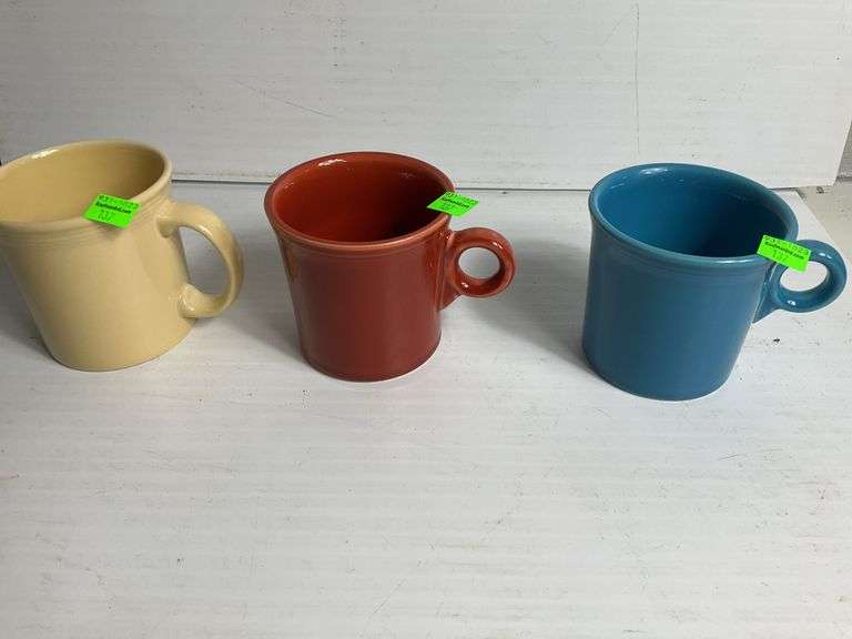 (7) Fiesta Coffee Mugs