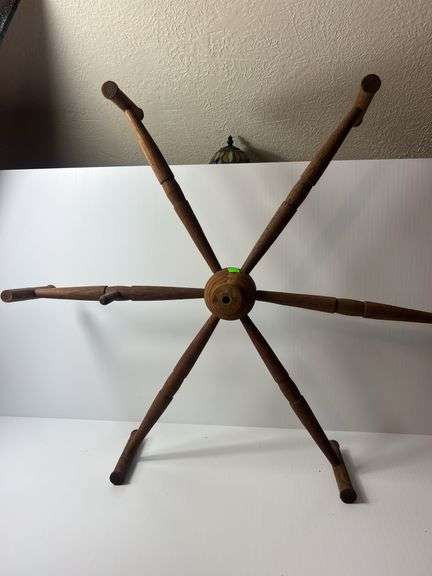 Vintage Yarn Winder w/ Yarn