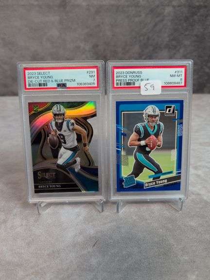 2- Card Bryce Young Graded Parallel Lot