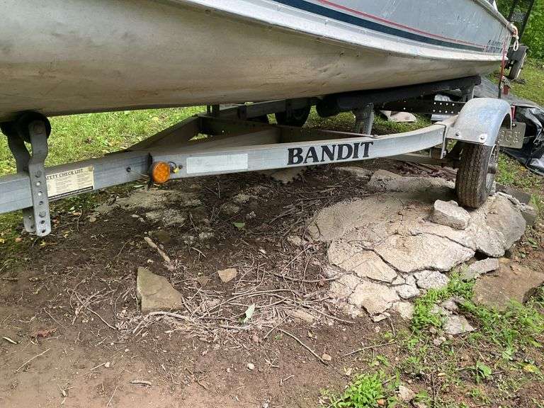 14’ Alumacraft V Bottom Boat and Trailer