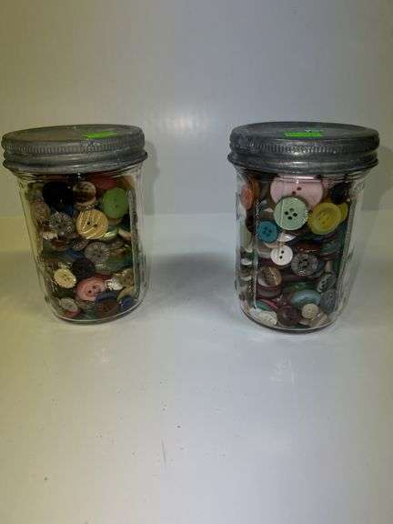 (2) Jars of Buttons