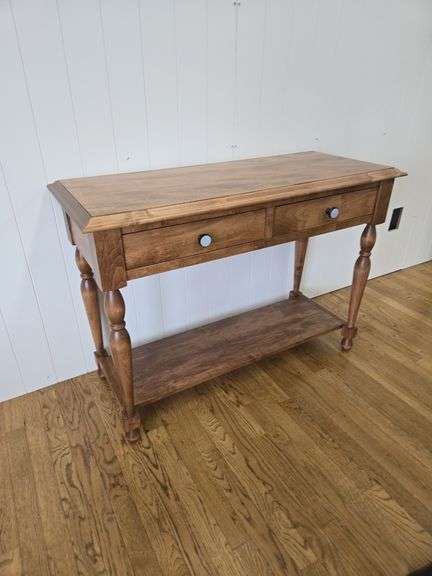 Shelby Console Table- 42"x18"x30"- Brown Maple