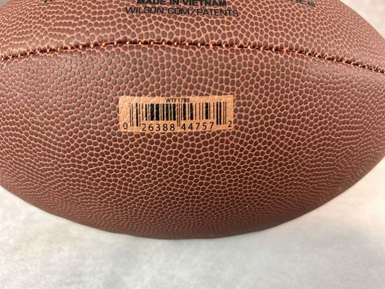Jack Youngblood full size, signed football, Schwartz cert w/ case