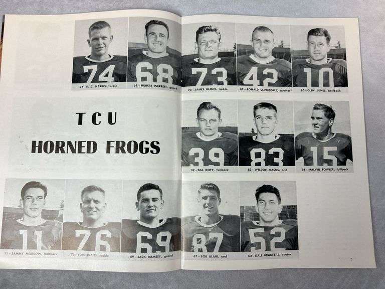 1952 UCLA vs TCU Program & Stub - 1952 USC vs Washington Program