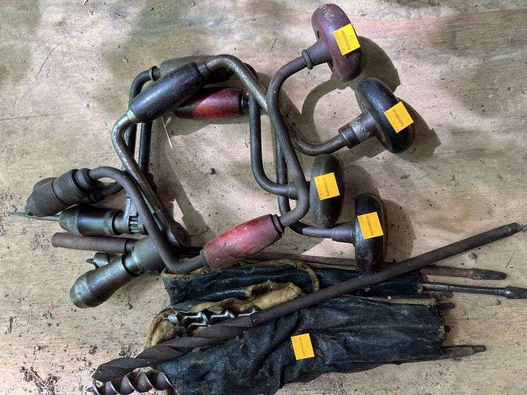 Vintage Drill and Bits