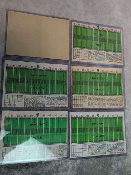 6- Card Football Oversized Vintage Player Posters