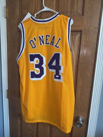 Autographed Shaquille O’Neal Los Angeles Jersey