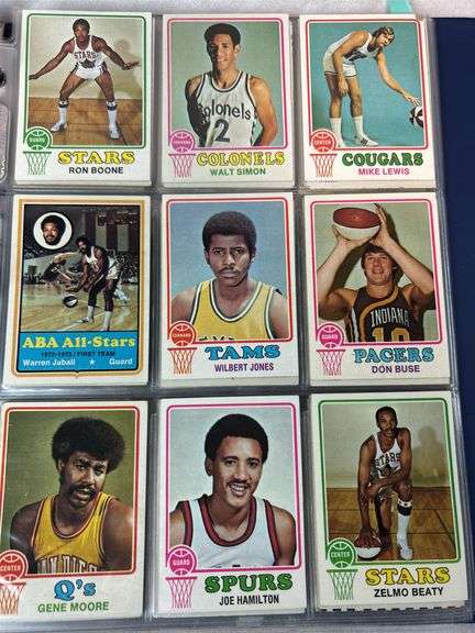 (225+) 1973-74 Topps Basketball Partial Set -