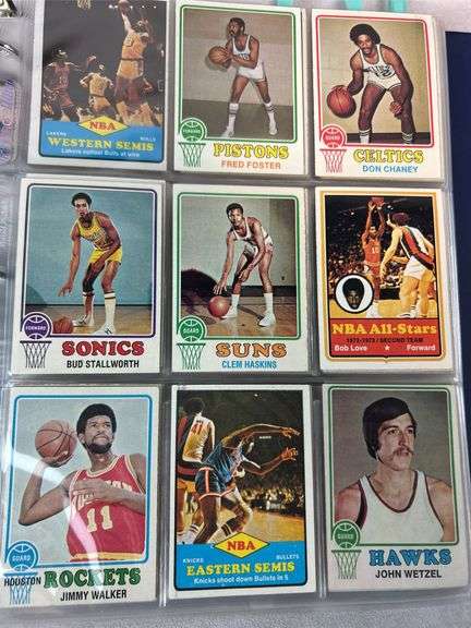 (225+) 1973-74 Topps Basketball Partial Set -