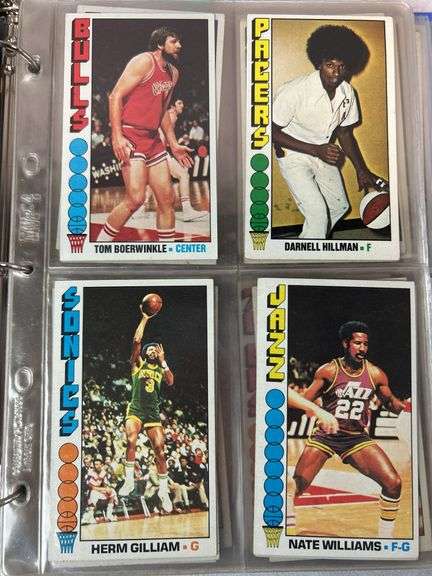 1976-77 Topps Basketball Near Complete Set