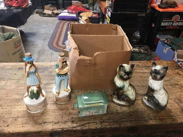 5 Beam Liquor Decanters