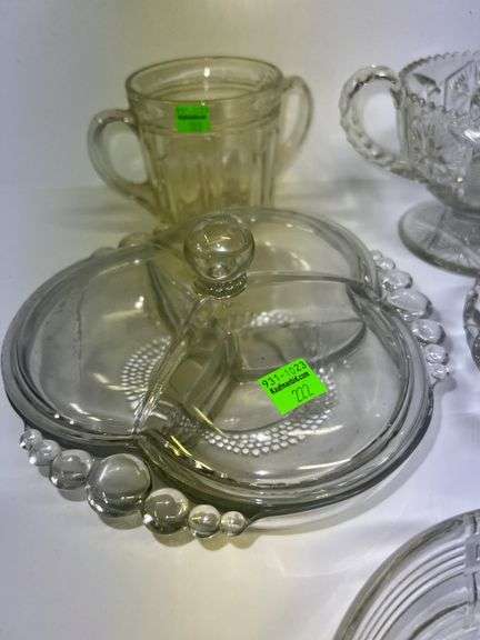 Assortment of Clear Glassware