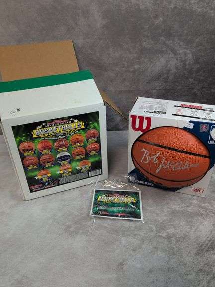 Bob McAdoo autographed Full-Size NBA Basketball HOF
