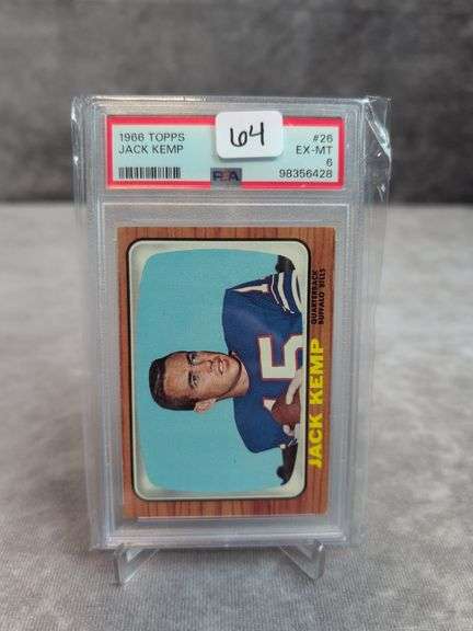 Jack Kemp 1966 Topps #26 PSA 6