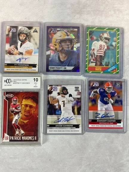Football Card Lot - Jerry Rice Rookie, Landry Auto, Misc. Autos & Pokemon Cards