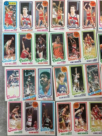 (90+) 1980-81 Topps Basketball Cards - Un-Perforated