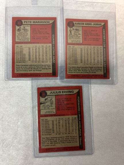 Complete 1979 Topps Basketball set