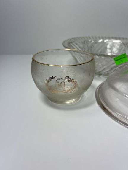 Assortment of Clear Glassware