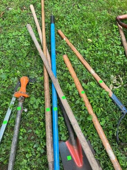 Assortment of Long Handle Tools