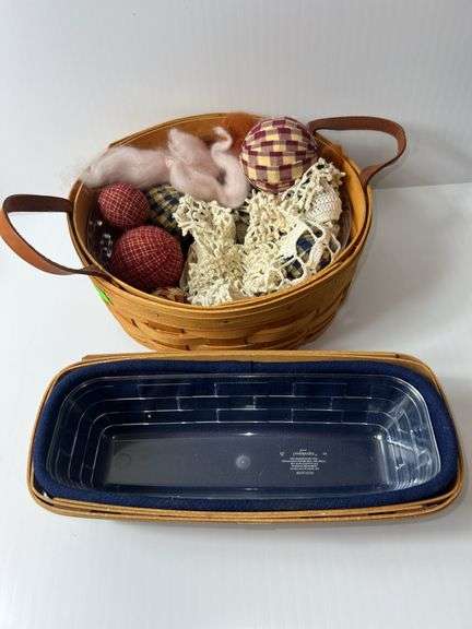 (2) Longaberger Woven Baskets
