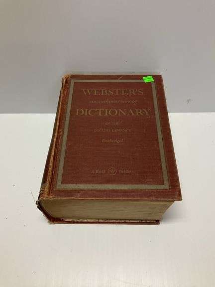 Vintage Websters Dictionary