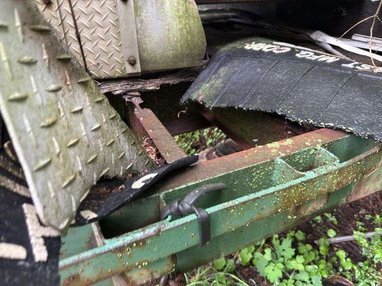 40 ft flat bed trailer sells as is
