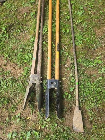 Post Hole Diggers and Wedge Bar