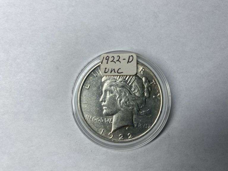 1922-D Peace Dollar