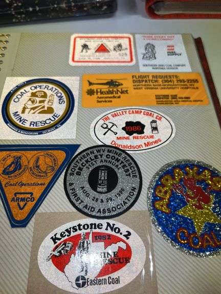 Assortment of Mining Stickers