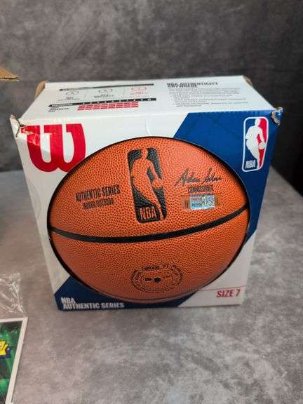Bob McAdoo autographed Full-Size NBA Basketball HOF