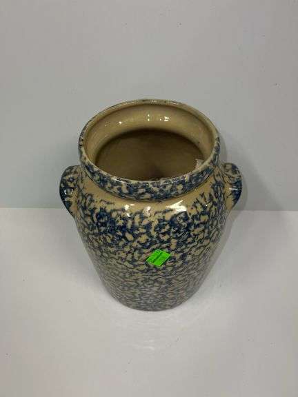 Robinson Ransbottom 4qt Blue Pottery Jar