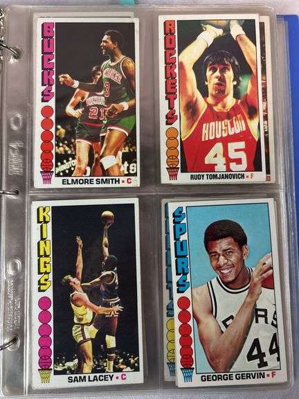 1976-77 Topps Basketball Near Complete Set
