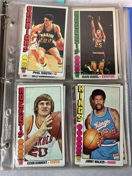 1976-77 Topps Basketball Near Complete Set