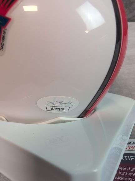 Ray Guy Signed Hall of Fame Mini Football Helmet - JSA