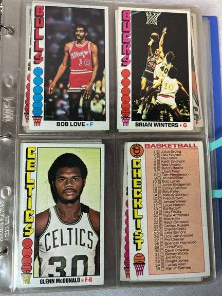 1976-77 Topps Basketball Near Complete Set