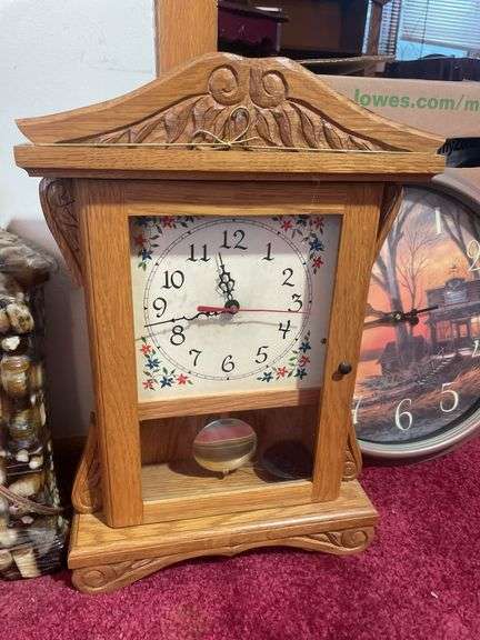 Lawrence rock clock, small mantel clock and wall hanging clock