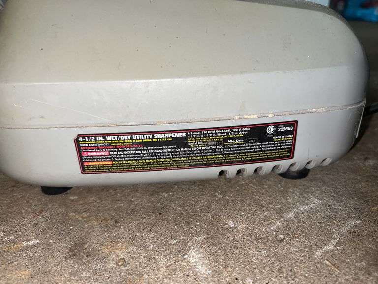 Task Force 4-1/2in Wet/Dry Utility Sharpener
