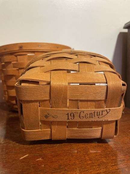 (4) longaberger baskets