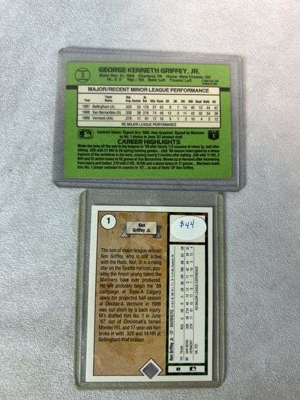 6-Card Ken Griffey Jr. Rookie Card Lot