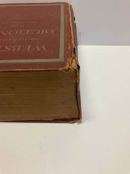 Vintage Websters Dictionary