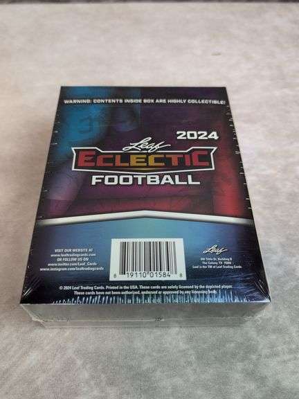 2024 Leaf Eclectic Football Hobby Box sealed