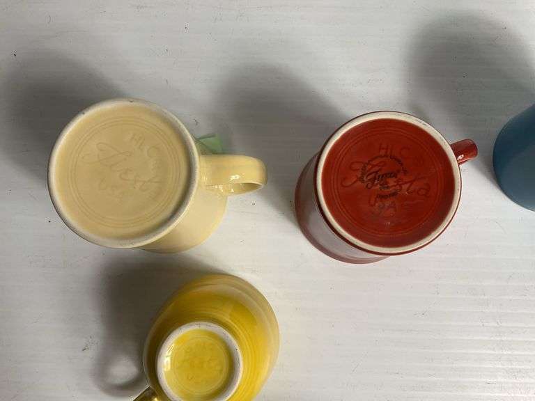 (7) Fiesta Coffee Mugs
