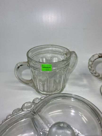 Assortment of Clear Glassware