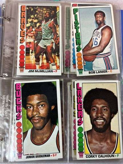 1976-77 Topps Basketball Near Complete Set