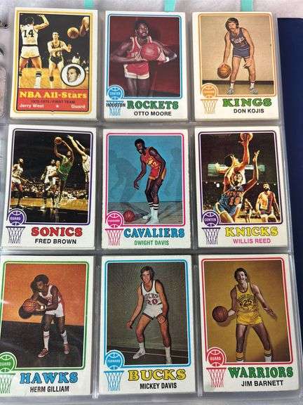 (225+) 1973-74 Topps Basketball Partial Set -